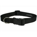 Sassy Dog Wear Sassy Dog Wear SOLID BLACK MED-C Nylon Webbing Dog Collar; Black - Medium SOLID BLACK MED-C